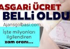 2022 Yılı asgari ücret belli oldu