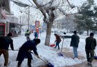 Gölbaşı Belediyesinin karla mücadele çalışmaları