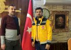 Fedakar Paramedik'ten Başkan Toydaş'a nezaket ziyareti