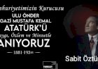 Sabit Öztürk'ün 10 Kasım mesajı