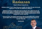 Hakan Toydaş'ın Ramazan ayı mesajı