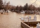 Gölbaşı'nda Mezarlık sular altında kaldı
