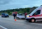 ‎İki otomobil çarpıştı: 3 yaralı