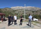Kaymakam Algın, deprem konutlarındaki çalışmaları inceledi