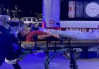 ‎Devrilen motosikletin sürücüsü yaralandı