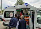 Okul önünde motosikletin çarptığı öğrenci yaralandı ‎