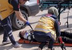 Gölbaşı’nda otomobil ile motosiklet çarpıştı 1 yaralı