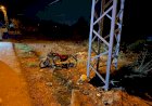 Elektrik direğine çarpan motosiklet sürücüsü hayatını kaybetti
