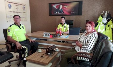 Başkan Bulundu Bölge Trafiği ziyaret etti