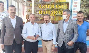 Milletvekili Aydın Gölbaşı ilçesinde vatandaşları dinledi