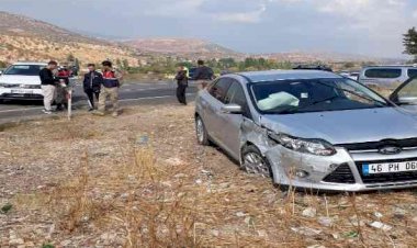 Gölbaşı ilçesinde kaza: 2 yaralı