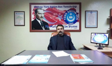 Gölbaşı Türk Eğitim Sen 24 Kasım Öğretmenler Gününü mesajı