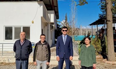 Kaymakam Ayrancı, orman işletme şefliğinden bilgi aldı