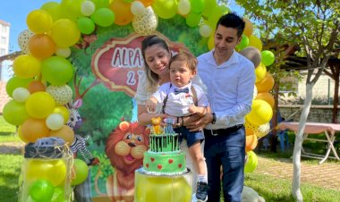 Alparslan'ın 3.doğum günü kutlandı