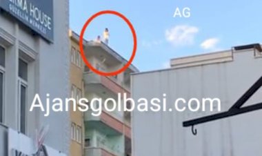 İki genç kız binanın tepesinde canına kıymak istedi