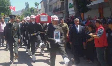 Şehit Fuat Özer, son yolculuğuna uğurlandı