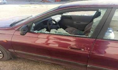 Park halindeki otomobile ateş edildi