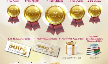 Haydi Türkiye! 7’den 70’e Ailece Okuyoruz! Online Sınava Gir! Ödülü Kazan!