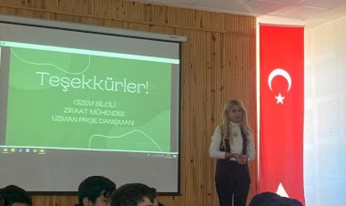 Bilgili'den öğrencilere modern tarım teknikleri konferansı