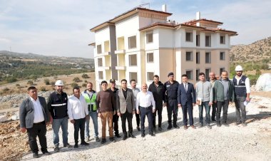 Gölbaşı 1. etap afet konutları hızla yükseliyor