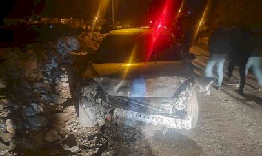 İstinat duvarına çarpan otomobilin sürücüsü yaralandı