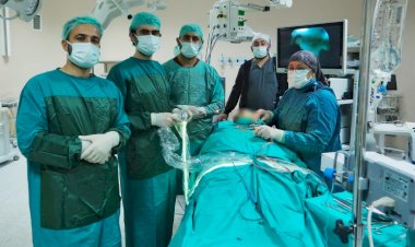 Gölbaşı ilçesinde kapalı olan gözyaşı kanalı ilk defa ameliyatla açıldı