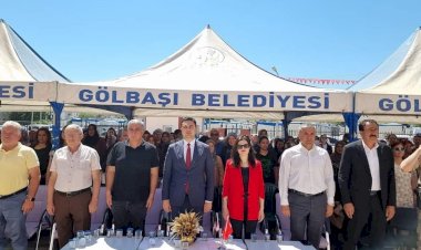 Gölbaşı Halk Eğitim Merkezi yılsonu sergisi açıldı
