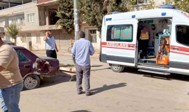 İki otomobilin çarpıştığı kazada 1 kişi yaralandı