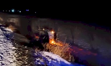 Otomobil şarampole yuvarlandı: 2 yaralı