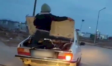 Otomobil bagajında yolculuk