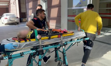 Yüksekten düşen çocuk yaralandı