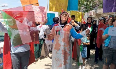 Gölbaşılı kadınlardan Filistin’e destek