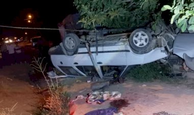 Otomobil takla attı: 1 ölü, 1 yaralı