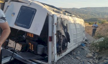 Adıyaman’da tarım işçilerini taşıyan minibüs devrildi: 19 yaralı