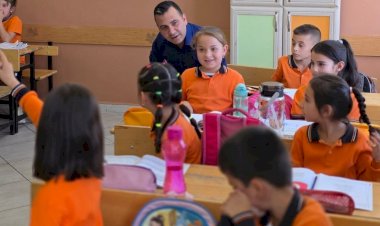 Kaymakam Algın’dan Yeşilova Köyü İlkokulu’na ziyaret