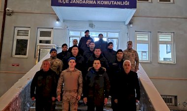 Kaymakam Algın yeni yıla görev başında giren kurumları ziyaret etti ‎