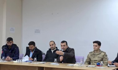 Kaymakam Algın vatandaşlarla toplantı gerçekleştirdi