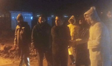 Kaymakam Algın’dan sağanak yağış mesaisi 