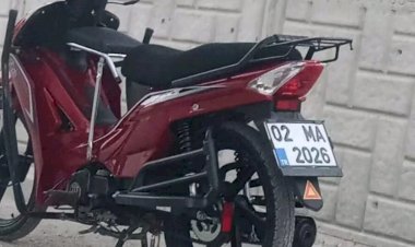 Park halindeki motosiklet çalındı