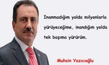 Başkan Mesut Mutlu’dan Muhsin Yazıcıoğlu’nu Anma Mesajı