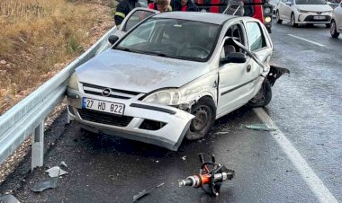 Adıyaman’da dört araç zincirleme kaza yaptı: 4 yaralı ‎