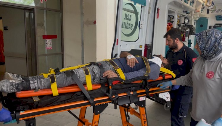 Kamyonet şarampole girdi: 3 yaralı