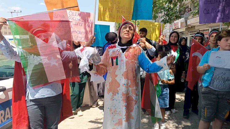 Gölbaşılı kadınlardan Filistin’e destek