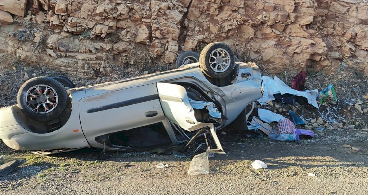 Adıyaman’da otomobil devrildi: 3 yaralı