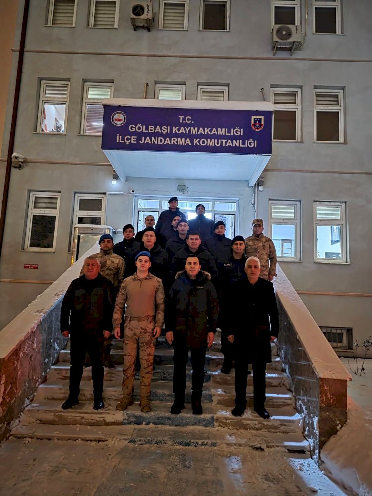 Kaymakam Algın yeni yıla görev başında giren kurumları ziyaret etti ‎